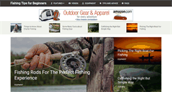 Desktop Screenshot of fishingtipsforbeginners.com