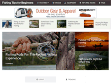 Tablet Screenshot of fishingtipsforbeginners.com